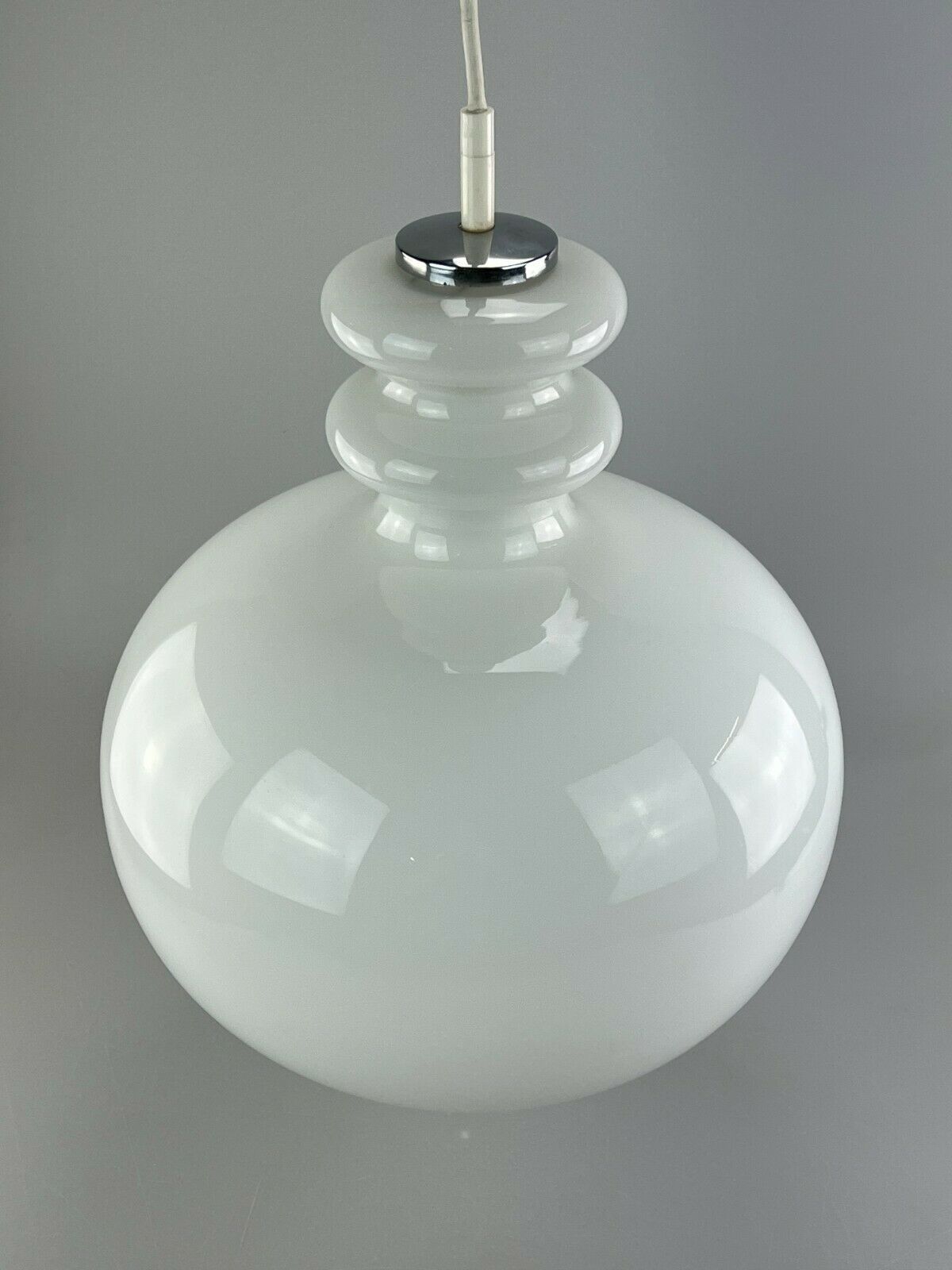 Xl 60s 70s Peill & Putzler Hanging Lamp Ceiling Lamp Glass Space Design photo for sale