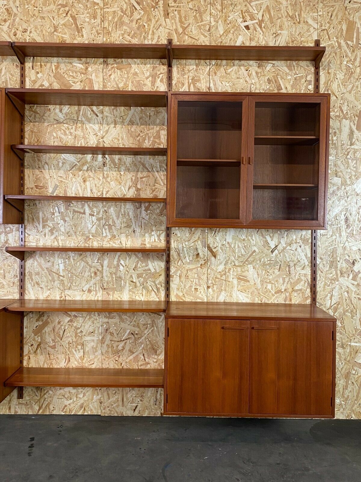 60s 70s Teak Teak Shelf Wall Unit Kai Kristiansen Danish Design photo Furniture