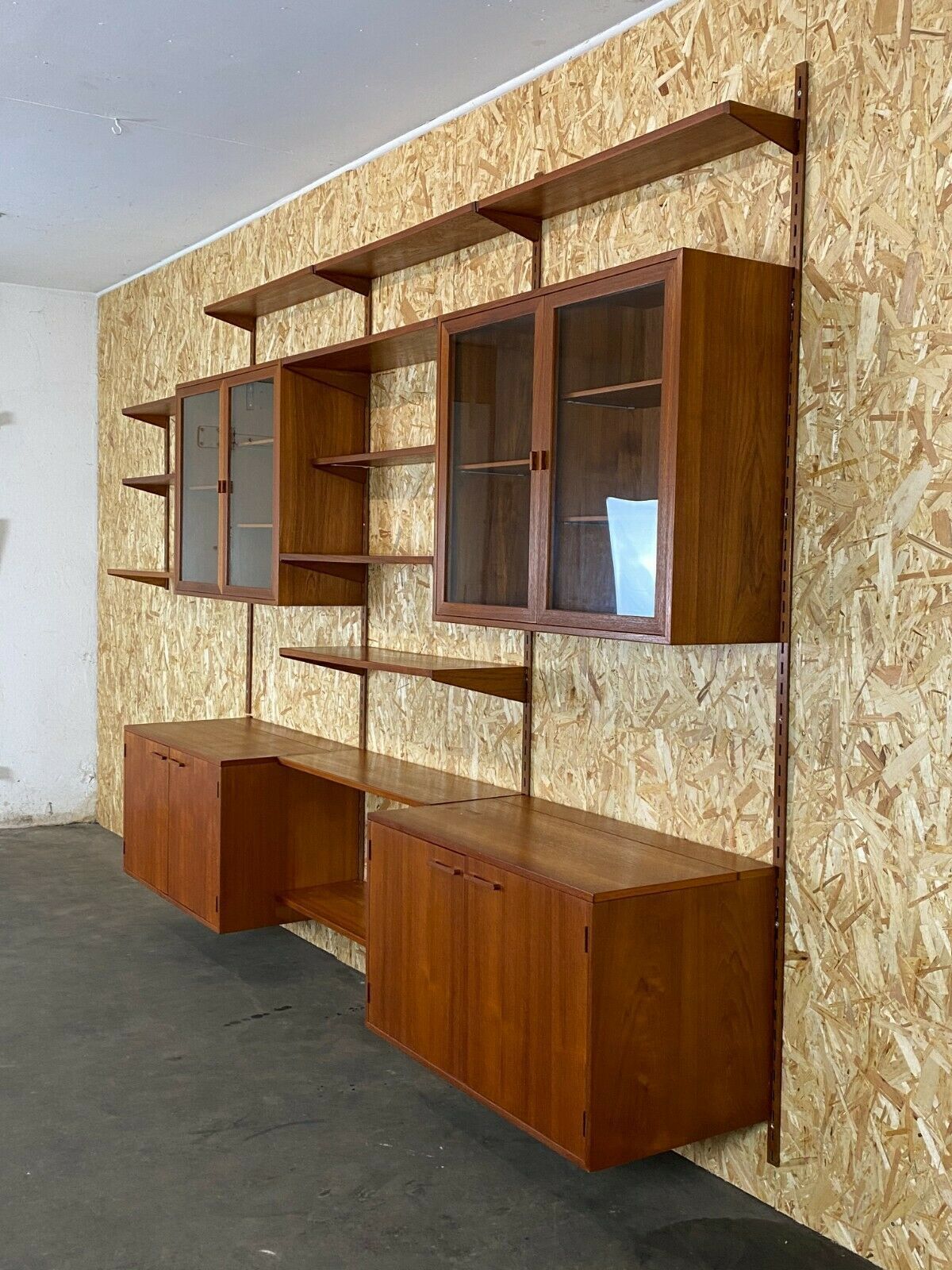 60s 70s Teak Teak Shelf Wall Unit Kai Kristiansen Danish Design photo vinterior