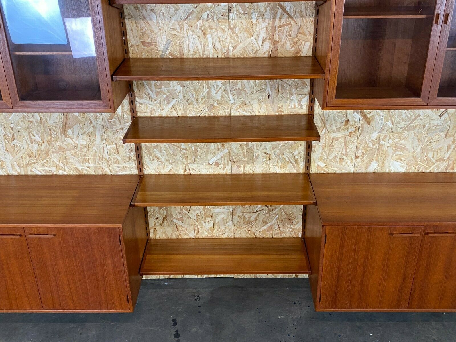 photo for sale 60s 70s Teak Teak Shelf Wall Unit Kai Kristiansen Danish Design