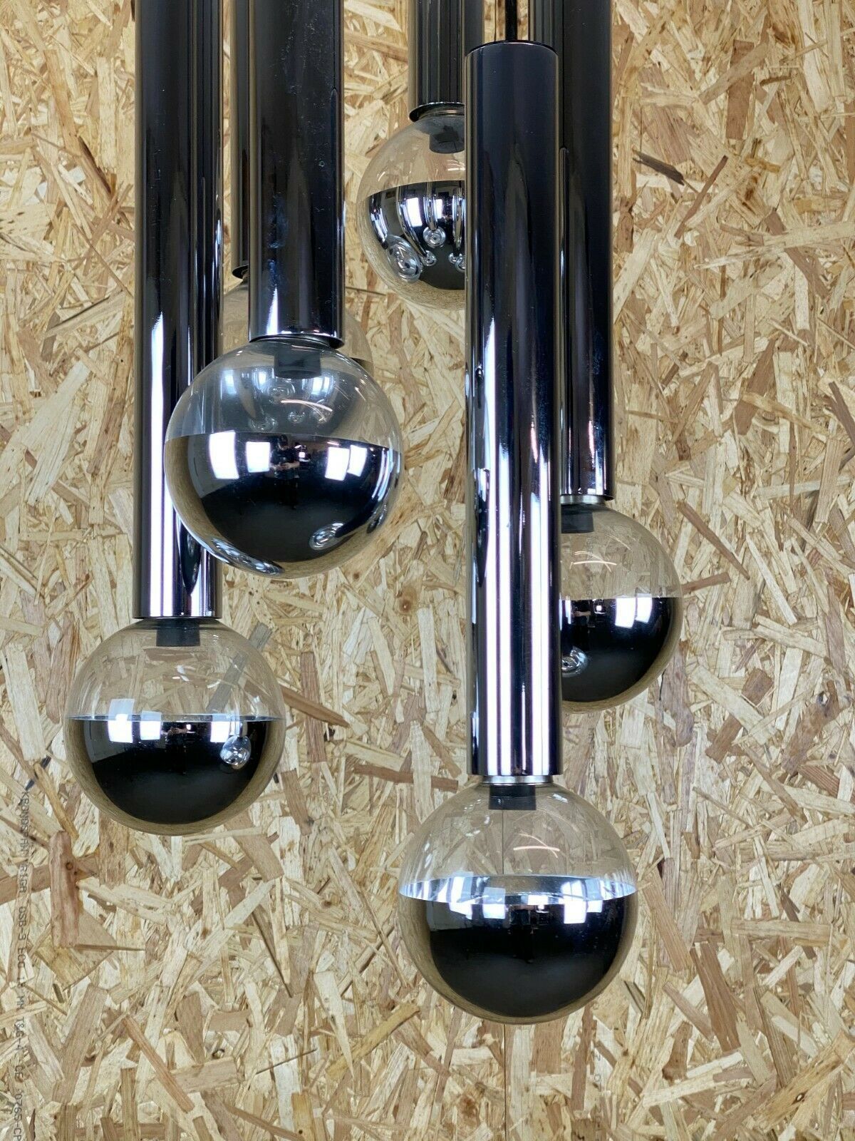 1960s 1970s Cascade Lamp By Motoko Ishii For Staff Chrom 6 Flame photo 1599.0