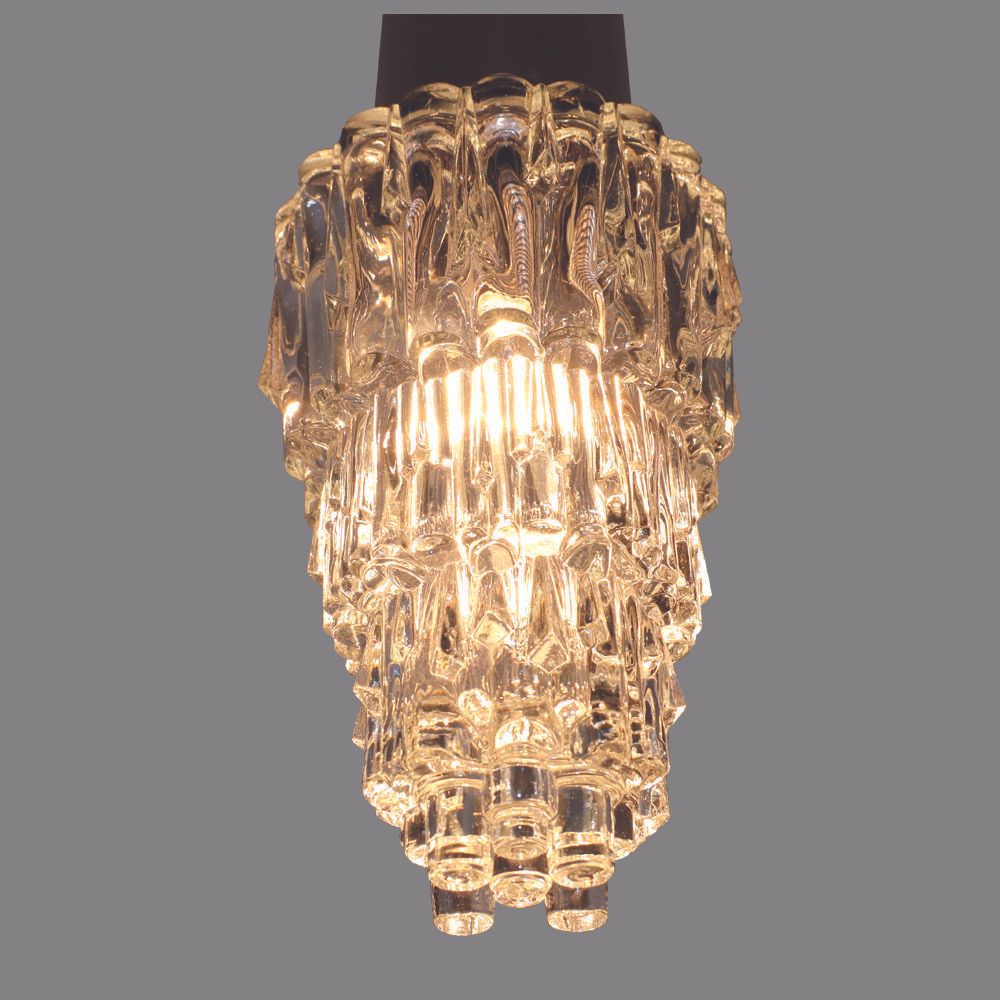 Gorgeous Hanging Lamp By Helena Tynell For Glashütte Limburg, 1960's photo vintage