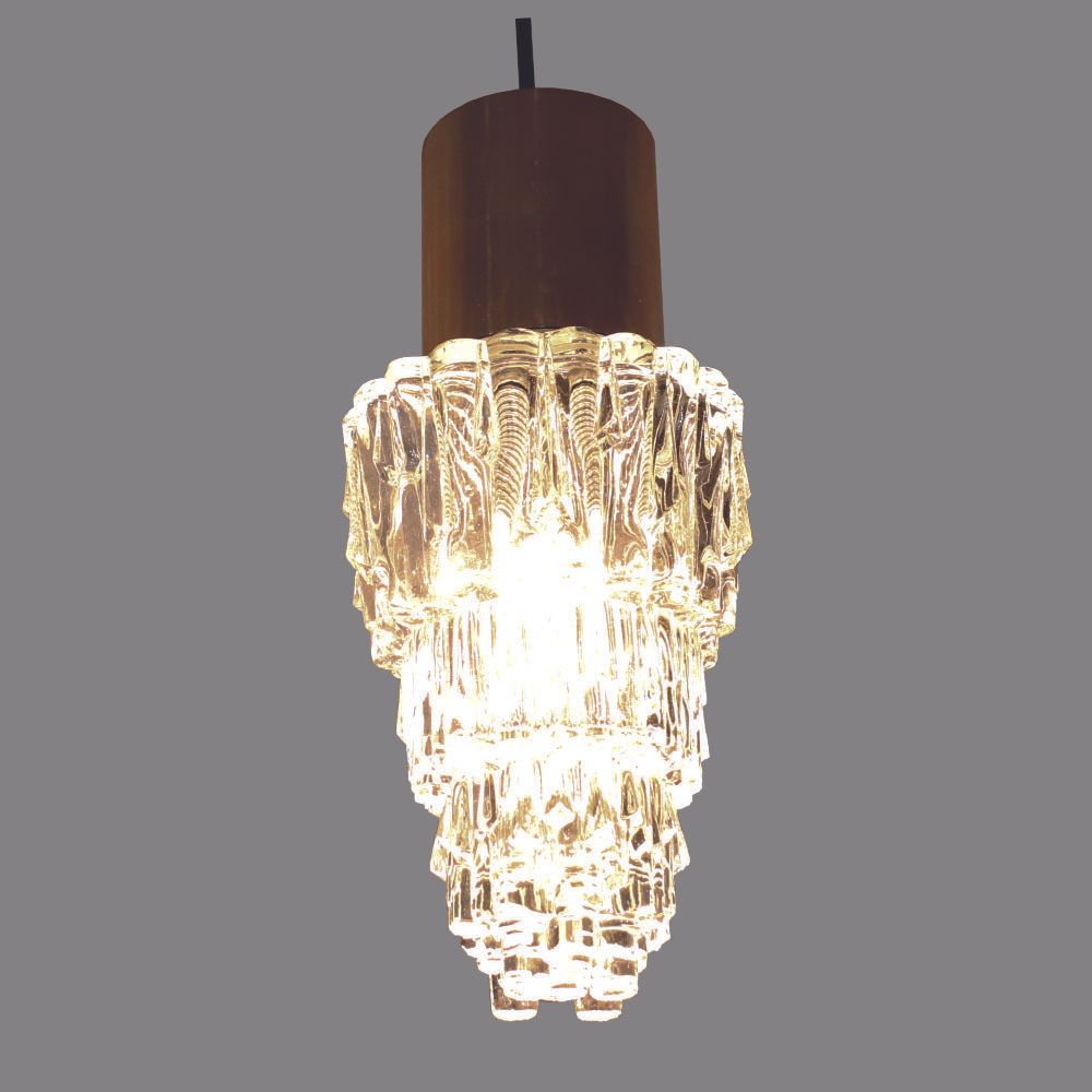 photo for sale Gorgeous Hanging Lamp By Helena Tynell For Glashütte Limburg, 1960's