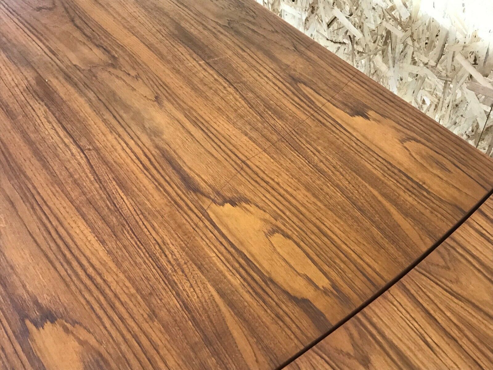 Oak Teak Dining Table Danish Modern Design Denmark 60s photo vinterior