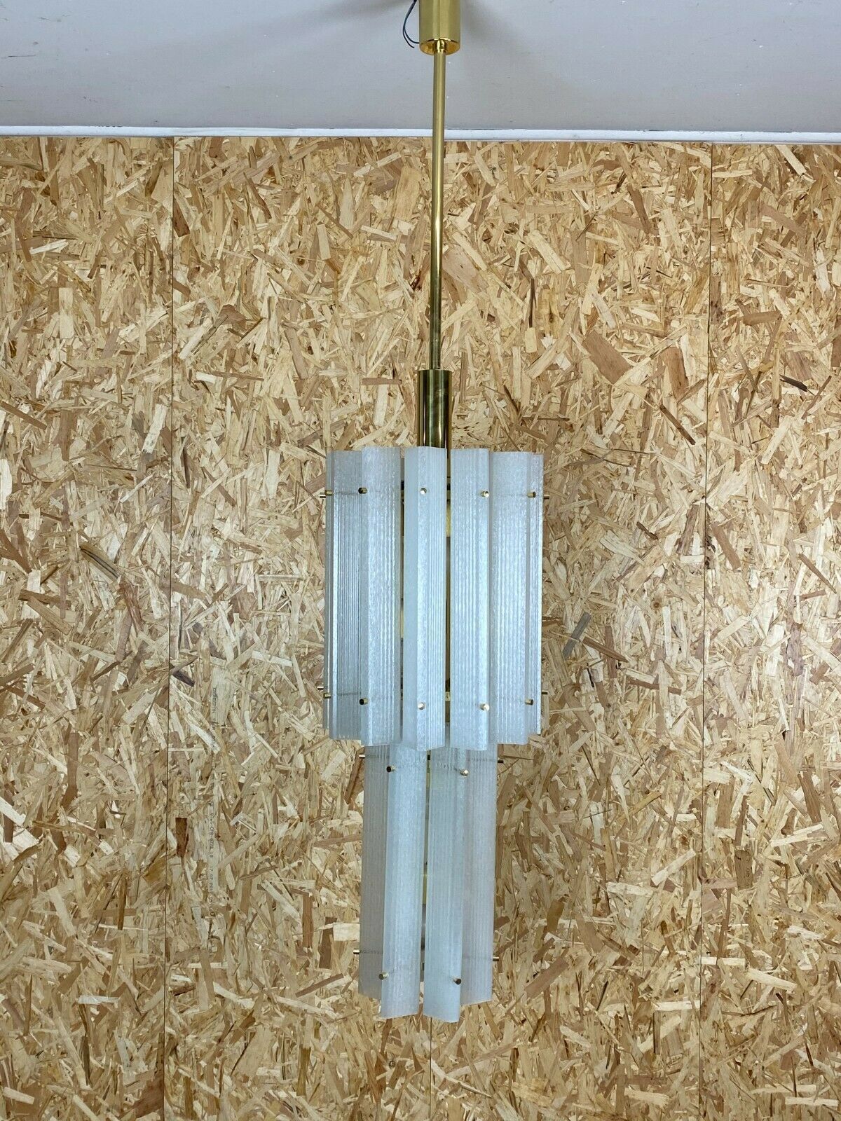 60s 70s Chandelier Huge Murano Ice Glass Chandelier Pendant Lamp Limburg 60s photo buy