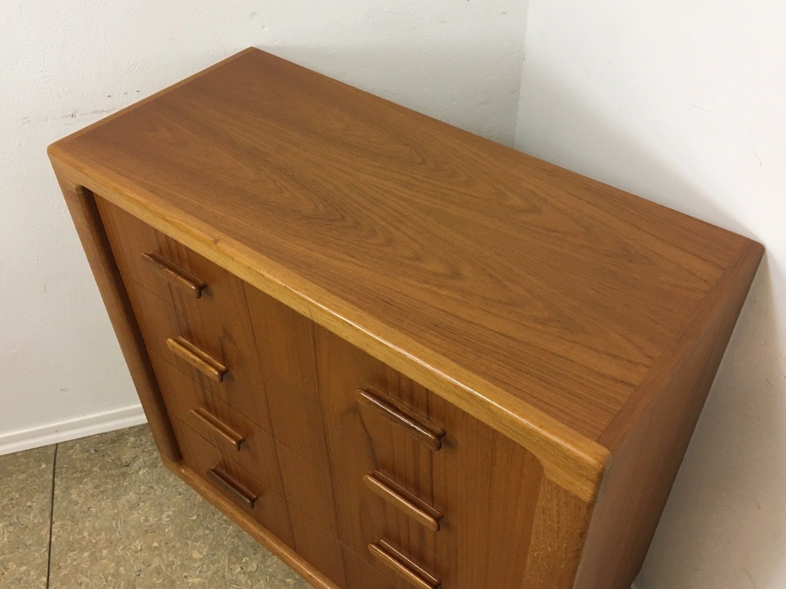 60s 70s Teak Sideboard Dresser & Mirror Danish Design Denmark 60s 70s photo buy