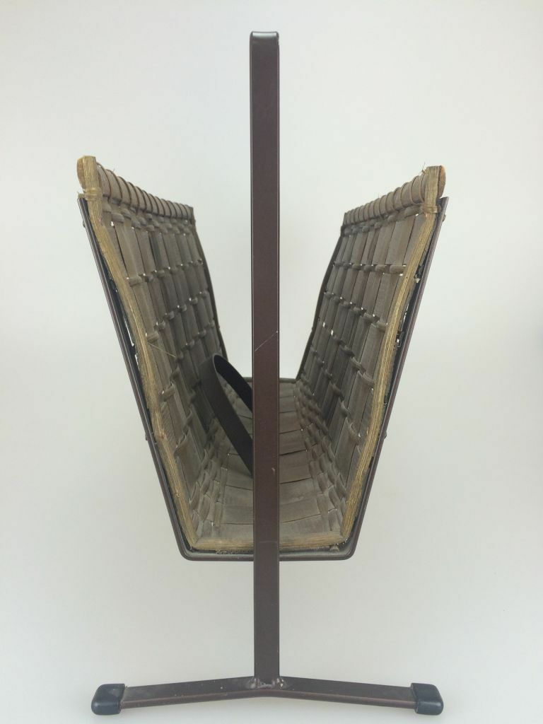 70s Newspaper Holders Newspaper Stands R Metal Mesh Mid Century Design 60s photo Home Decor