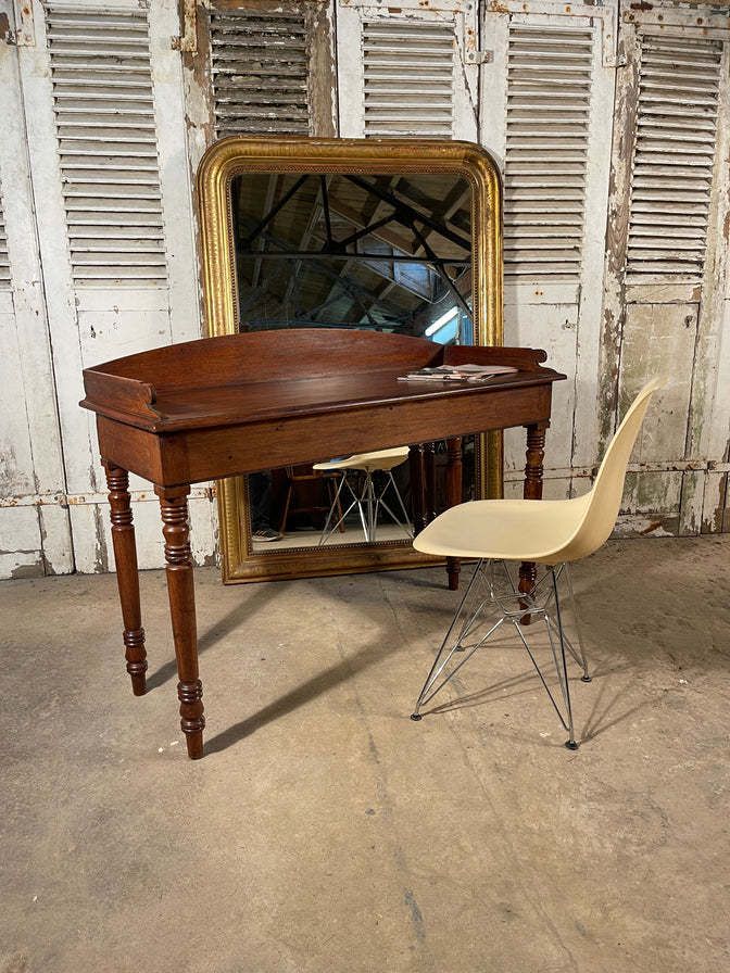 Antique Period Mahogany Desk Console Circa 1840