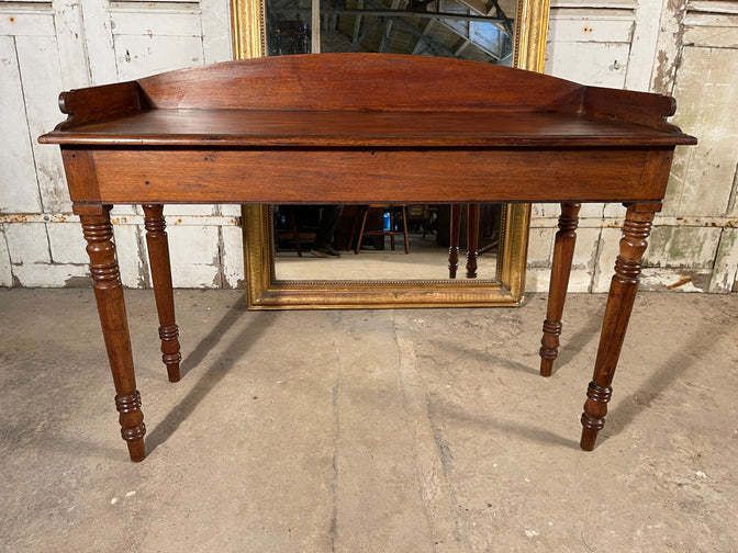 Antique Period Mahogany Desk Console Circa 1840 photo 495.0