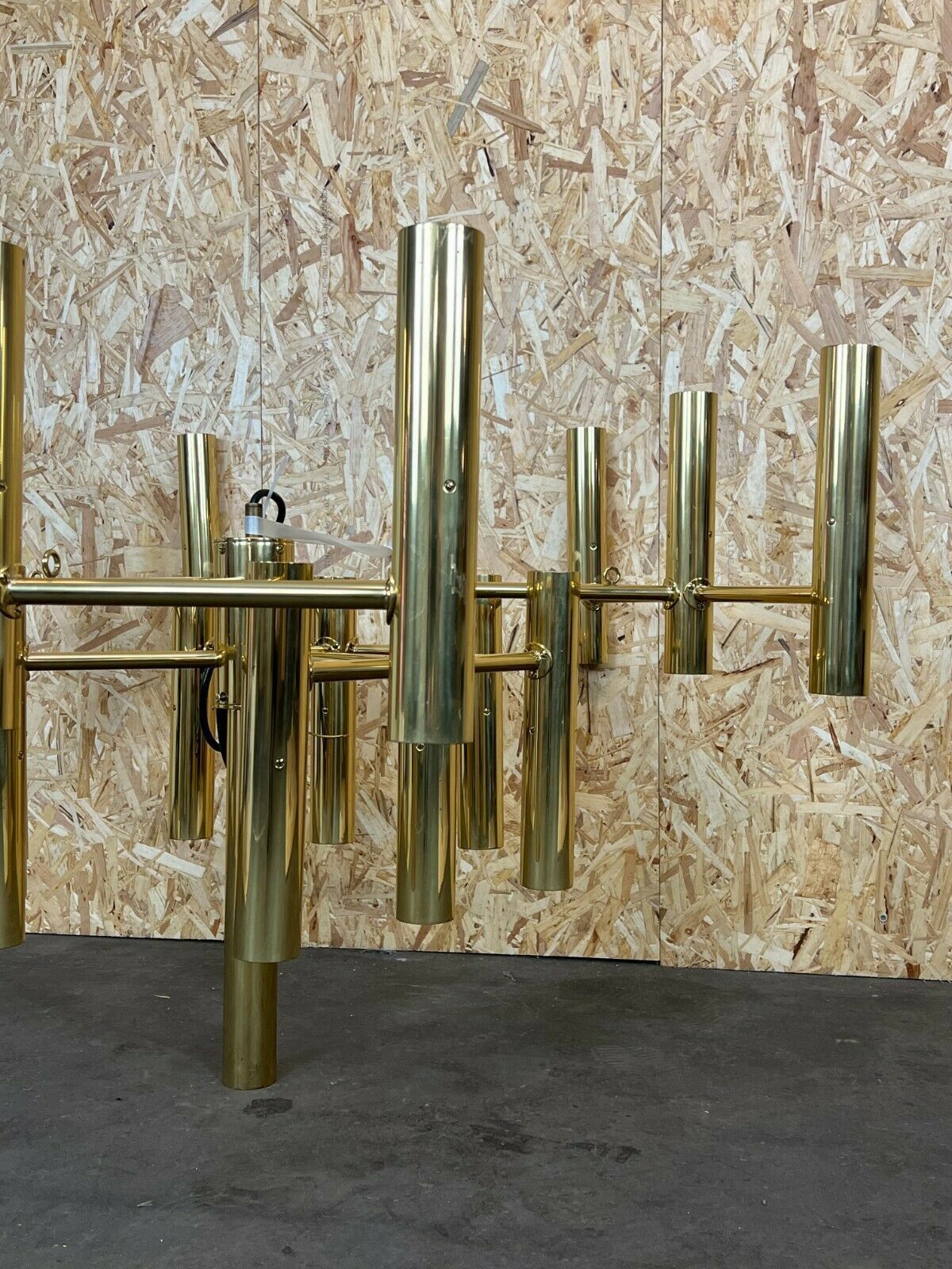 Xxl 60s 70s Chandelier Chandelier Gaetano Sciolari For Sciolari Brass Design photo vinterior