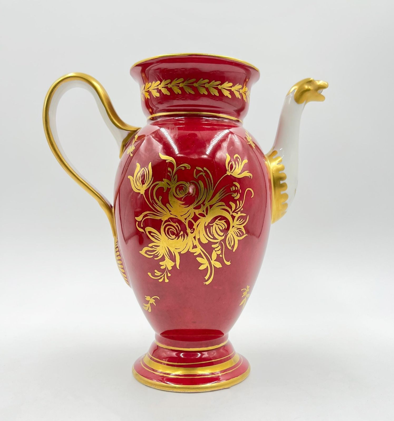 19th Century Paris Porcelain Tea Set Featuring Napoleonic Portraits photo for sale