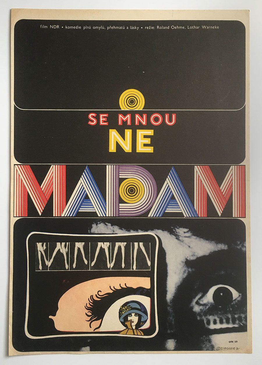 Filmposter, Not With Me, Madam!, Zdeněk Ziegler, 1970