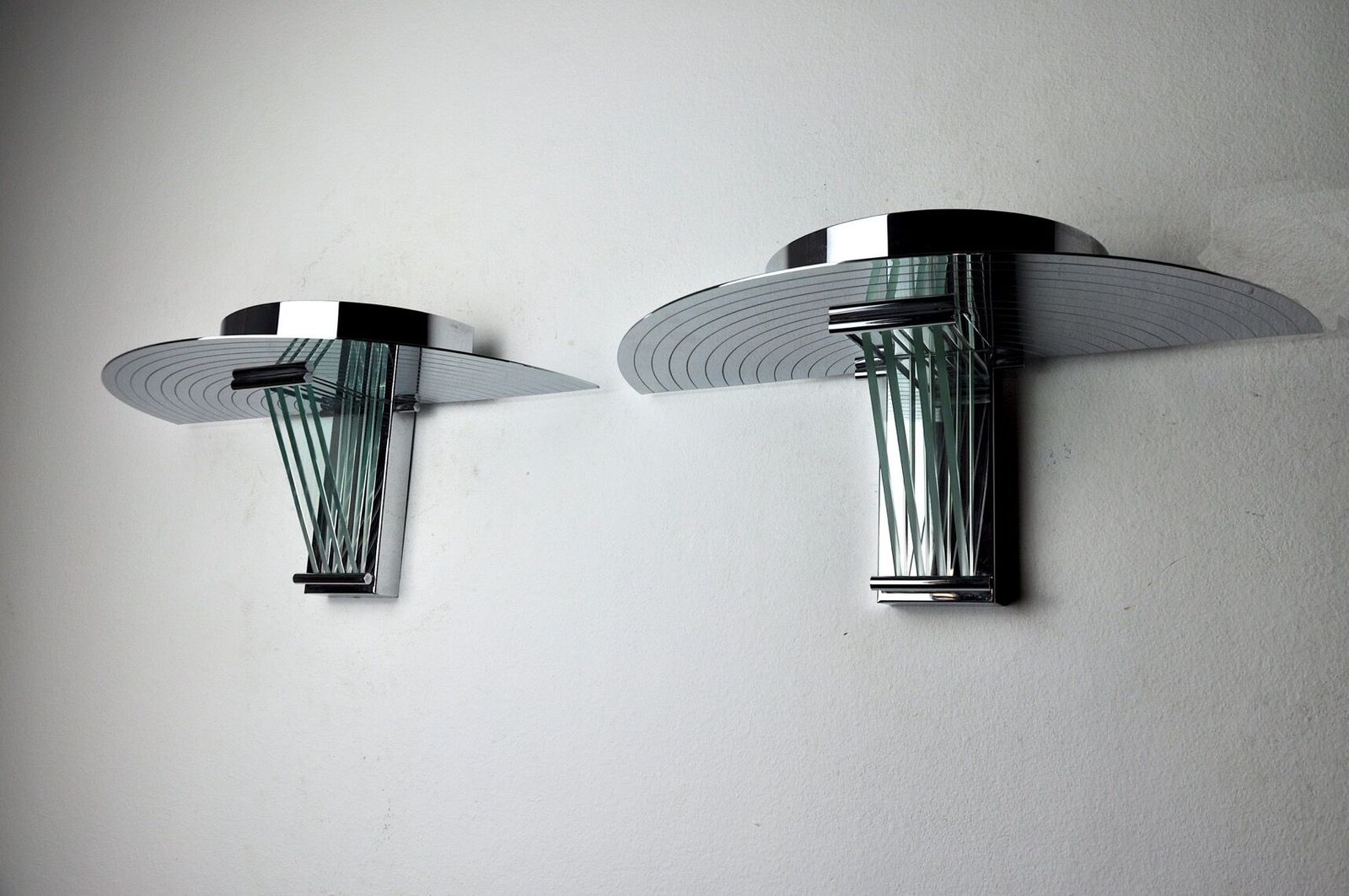 photo furniture Pair Of Wall Lamps By Garcia Garay Spain 1970