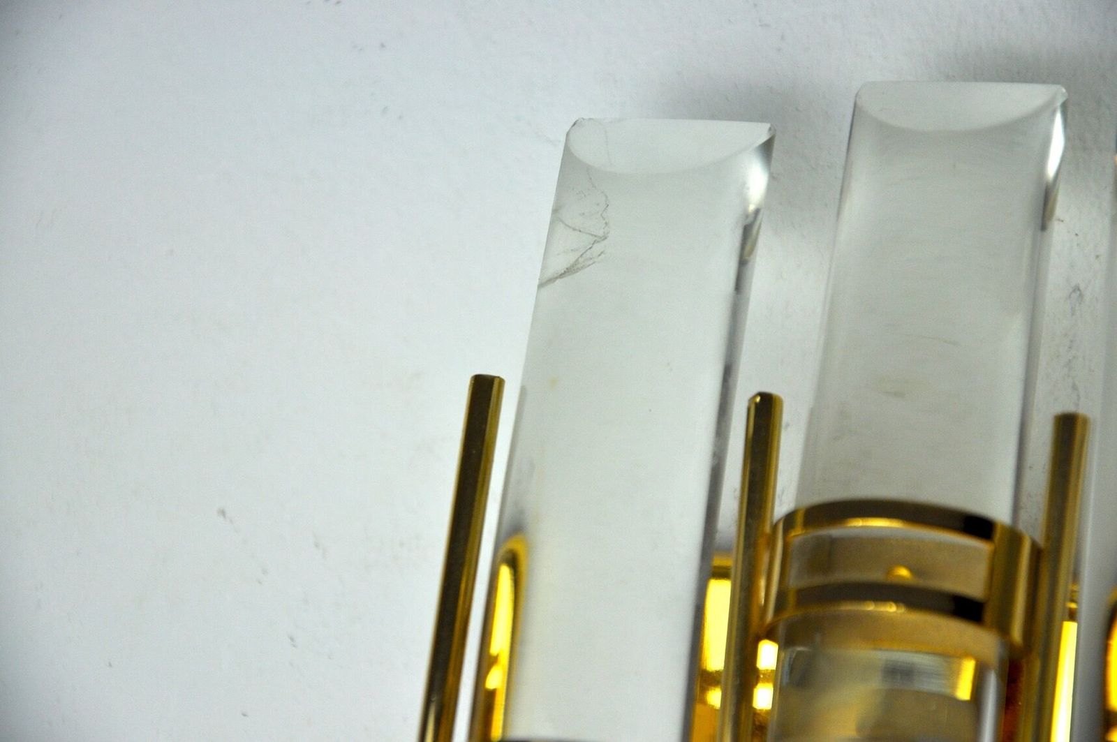 Paired Of Venini Wall Lamps, Murano Glass, Italy, 1970 photo 1264.0
