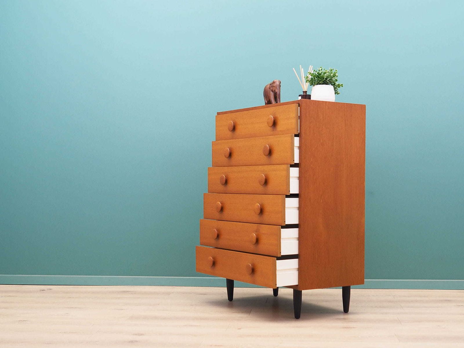 Teak Chest Of Drawers, Danish Design, 60s, Made In Denmark photo Furniture