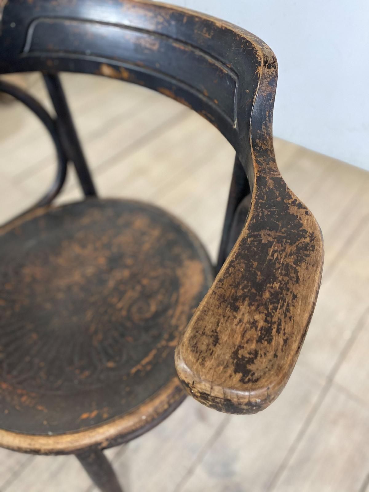 Early 1900s Antique Bentwood Fischel Armchair photo for sale