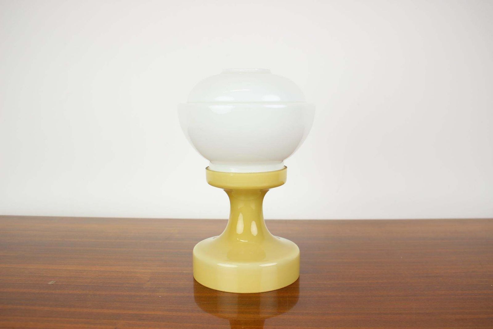 All Glass Table Lamp By Valasske Mezirici 1970s