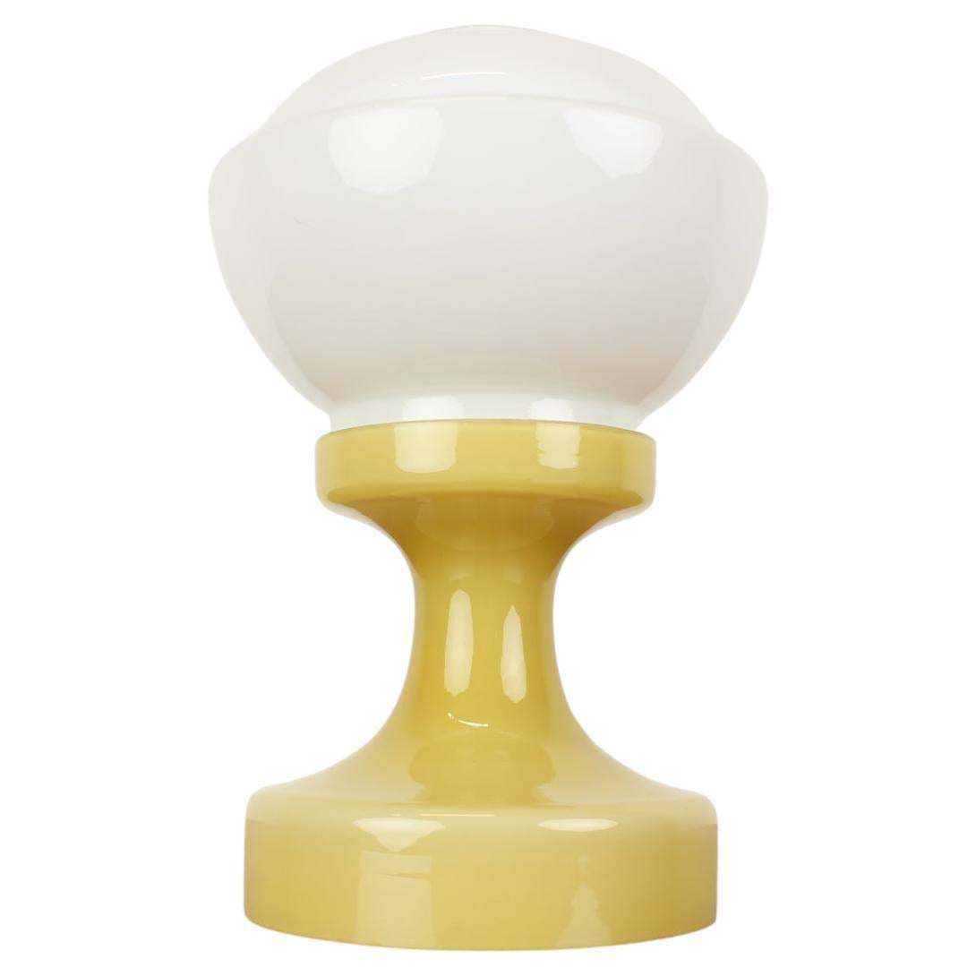 All Glass Table Lamp By Valasske Mezirici 1970s photo vintage