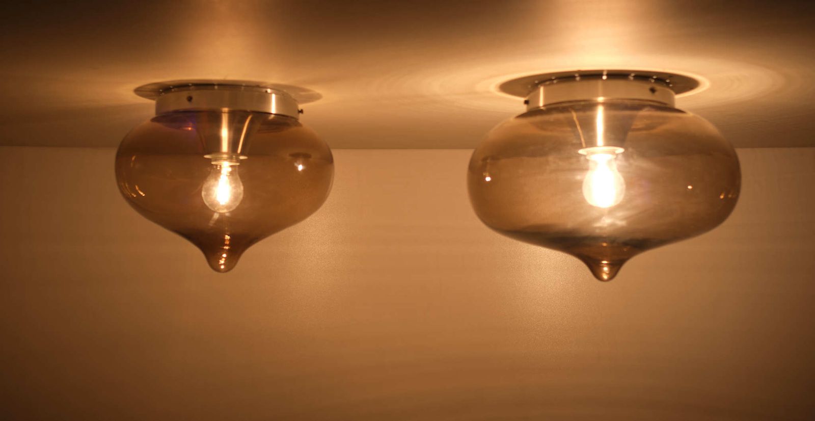 Set Dijkstra Wall Or Ceiling Lights 1970s photo vinterior
