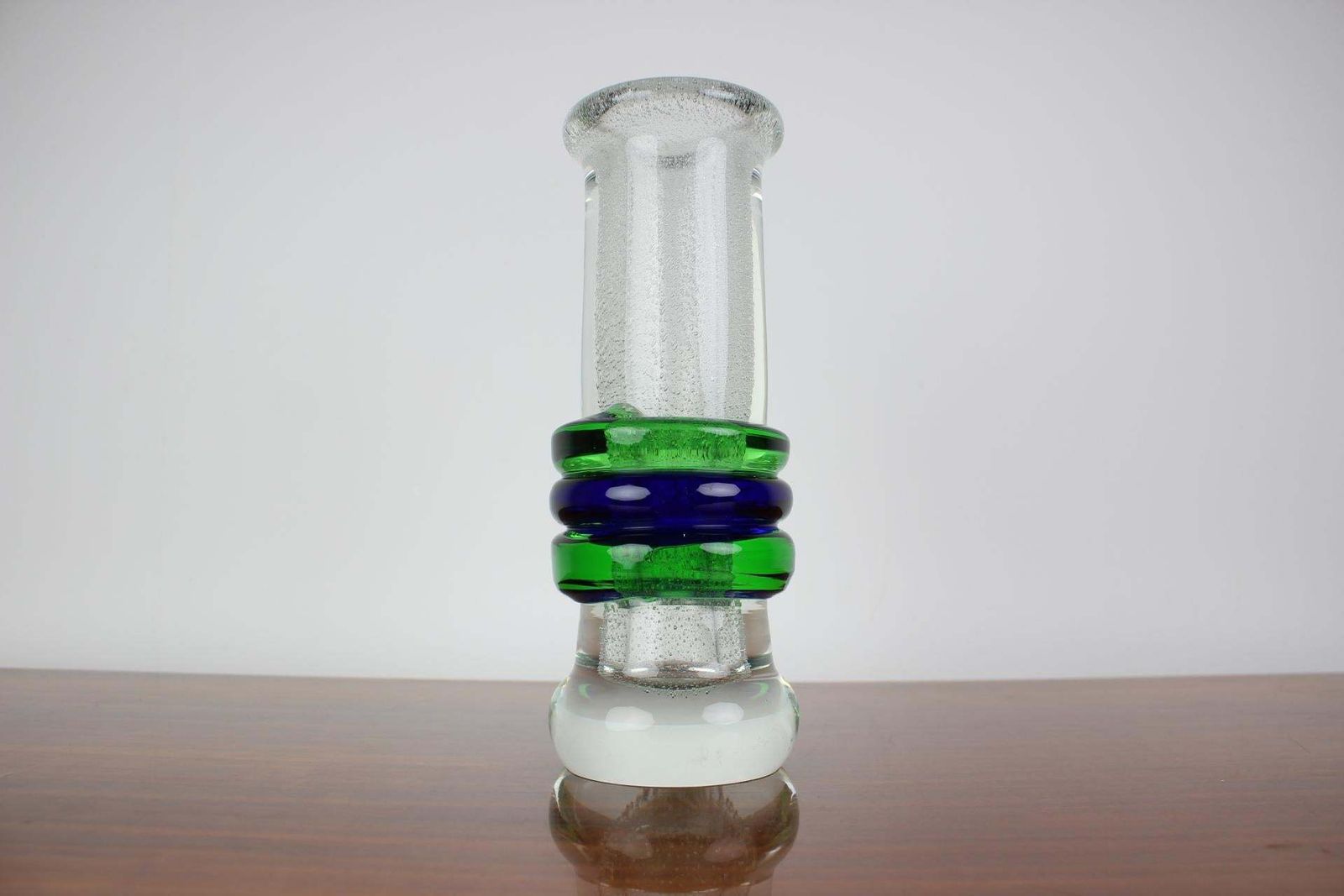 Art Glass Vase By Pavel Jezek For Skrdlovice Glassworks,1975s photo for sale