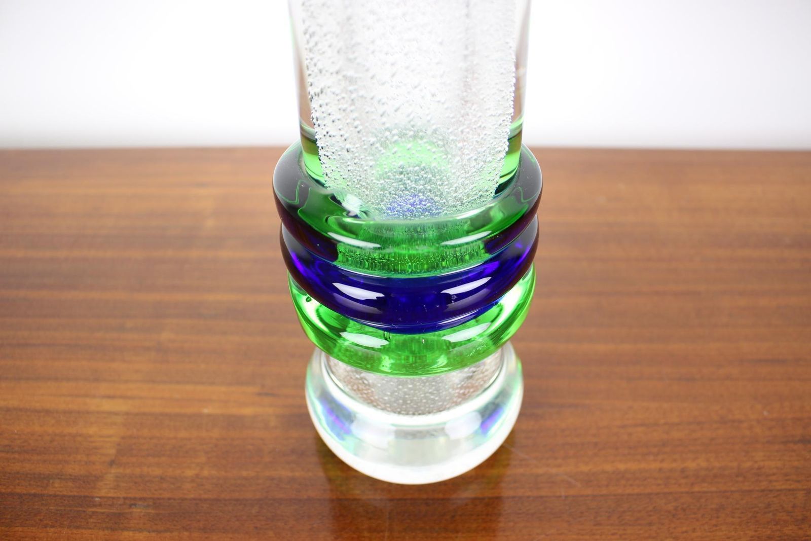 Art Glass Vase By Pavel Jezek For Skrdlovice Glassworks,1975s photo Home Decor