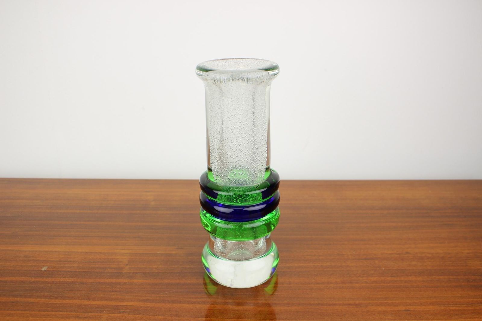 Home Decor Art Glass Vase By Pavel Jezek For Skrdlovice Glassworks,1975s photo