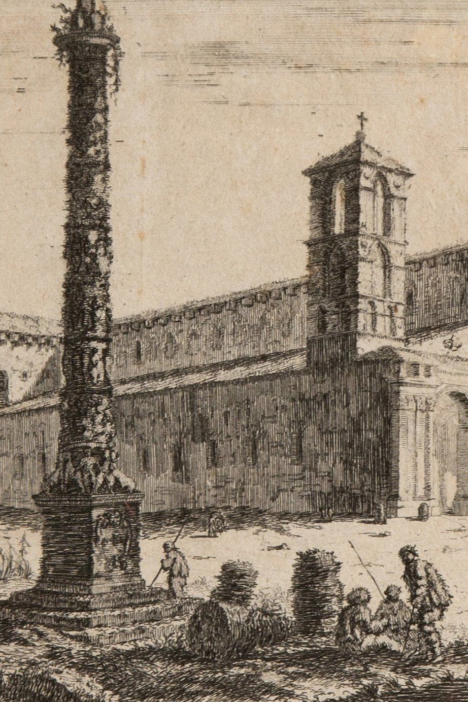 Piranesi, 'Chiesa Di S Paolo Fuori Delle Mura', Etching, C. 1741 48 photo for sale