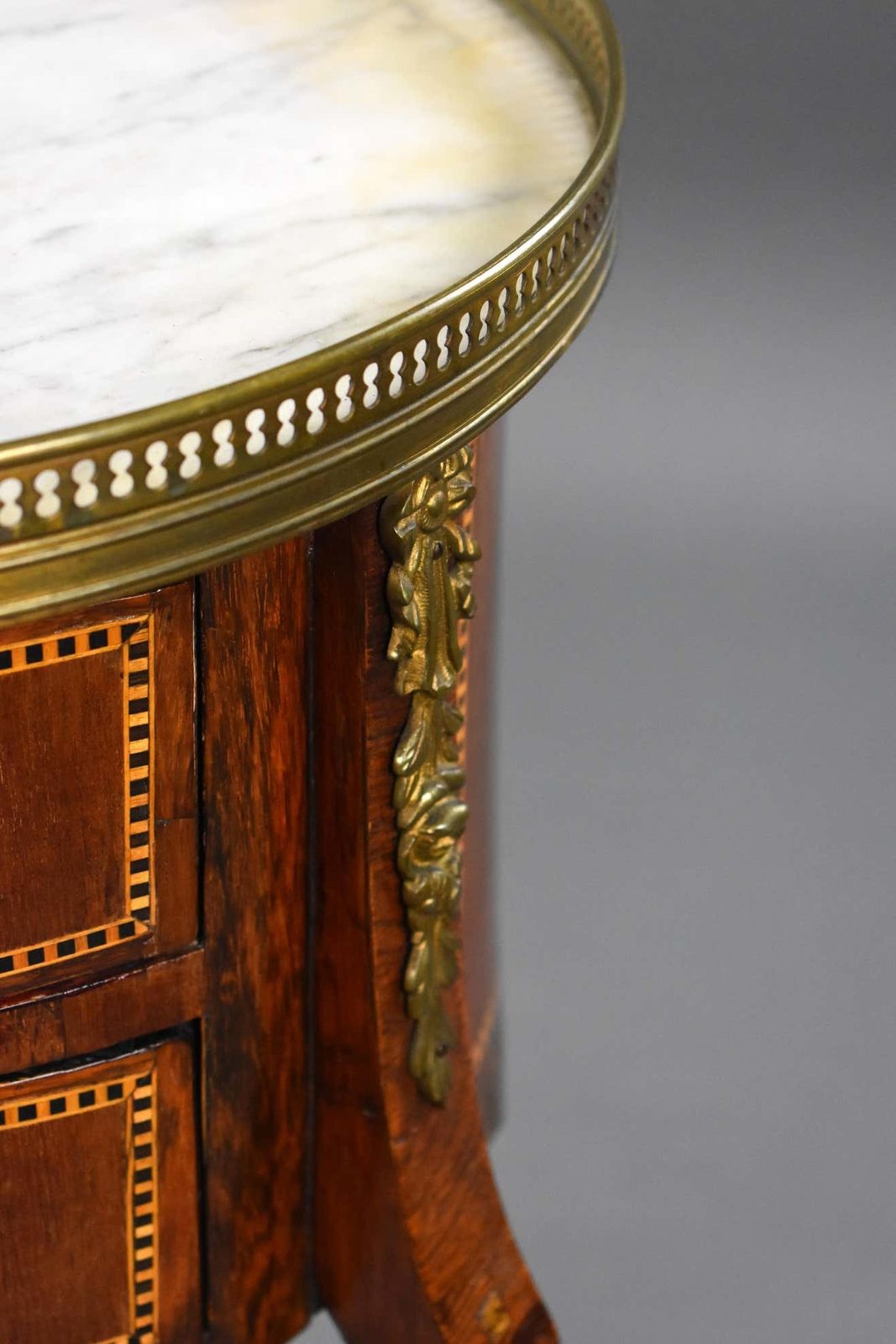 19th Century French Mahogany Inlaid Occasional Table photo buy