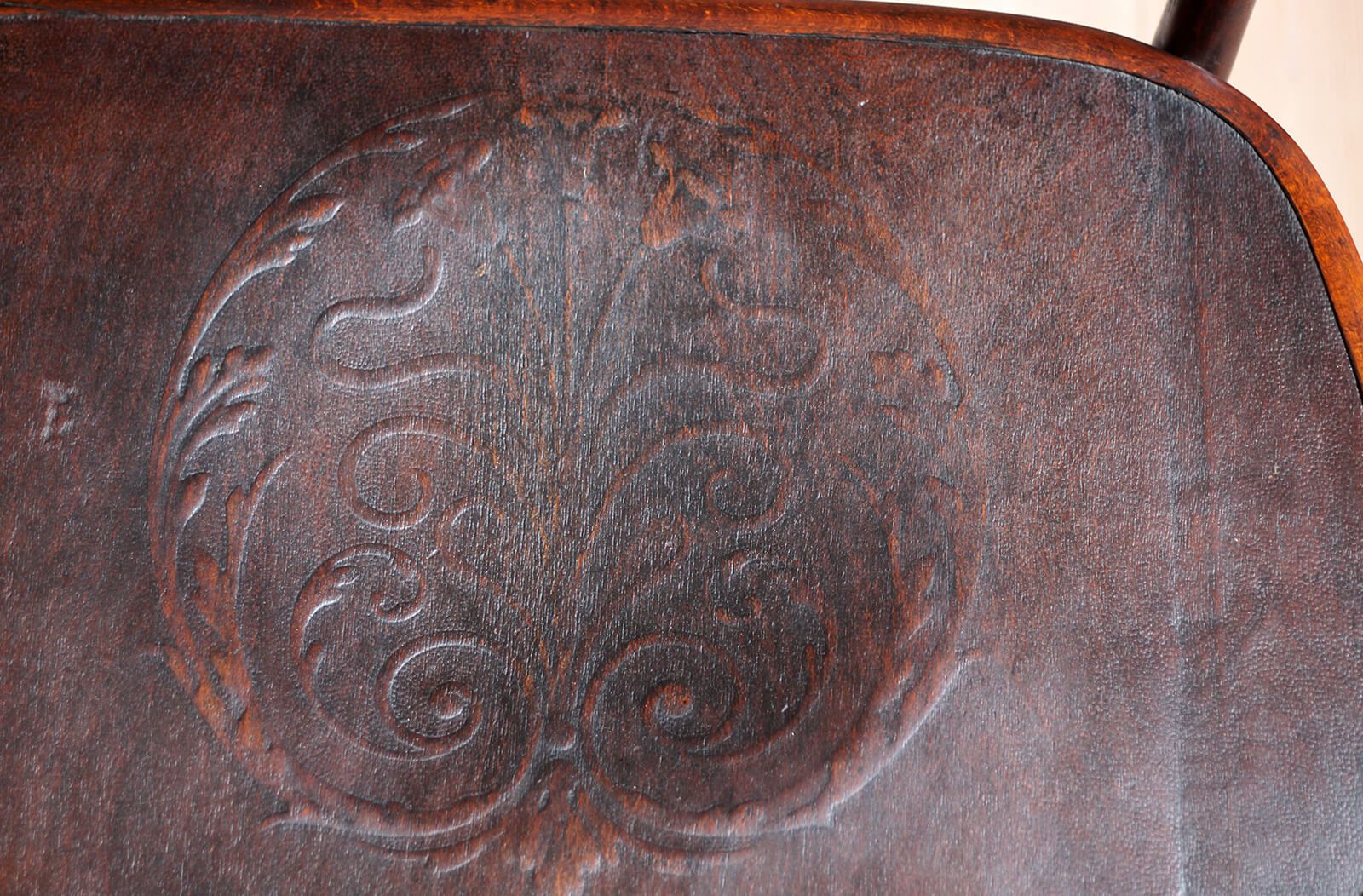 Furniture Antique Bentwood Bench Attributed To Jacob And Josef Kohn, Early 20th Century photo