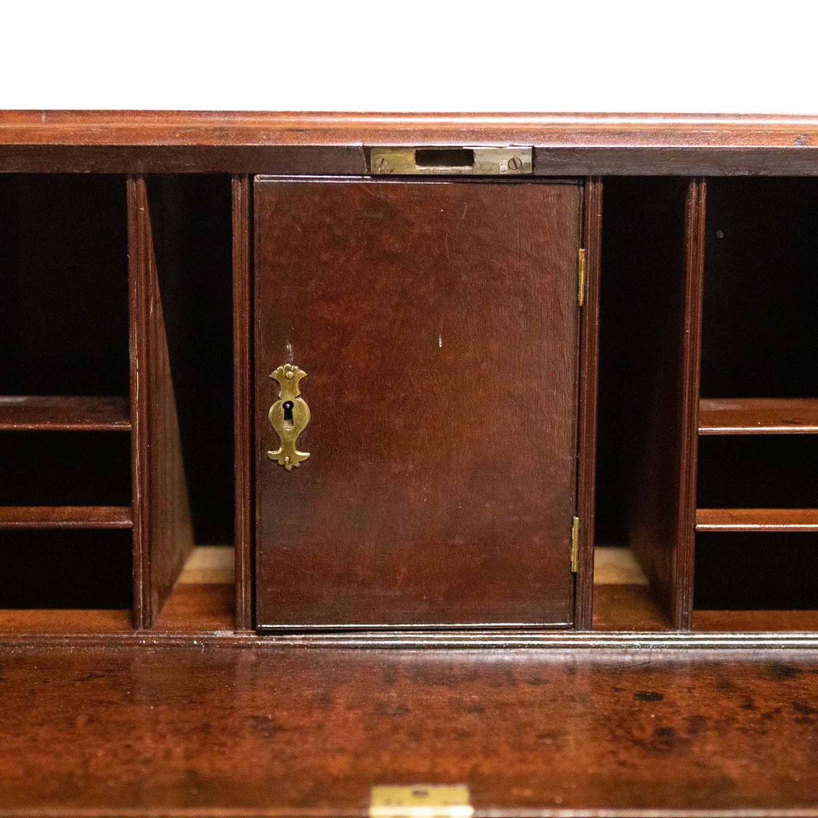 Antique Georgian Regency Mahogany Bureau | Writing Desk photo for sale