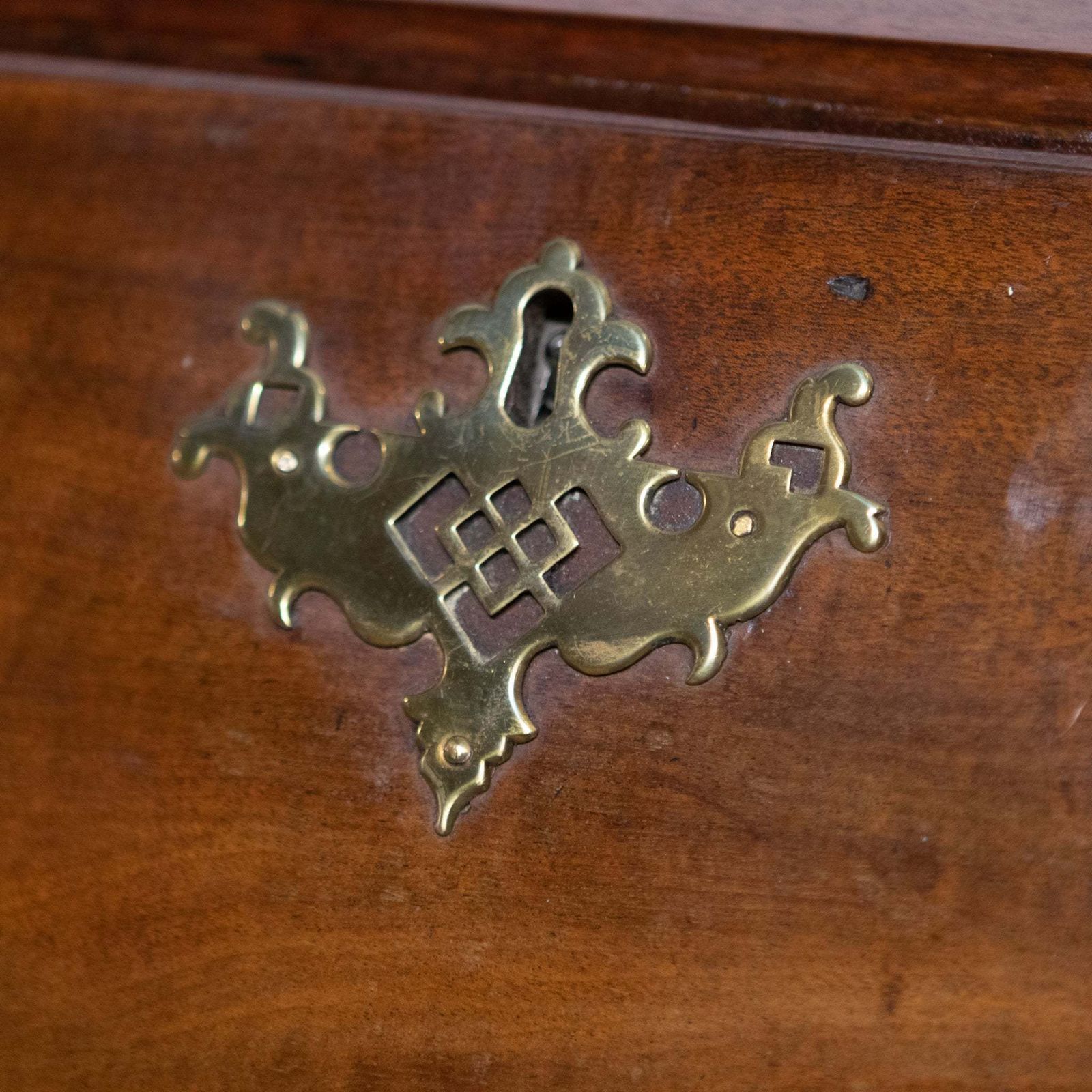 950.0 Antique Georgian Regency Mahogany Bureau | Writing Desk photo