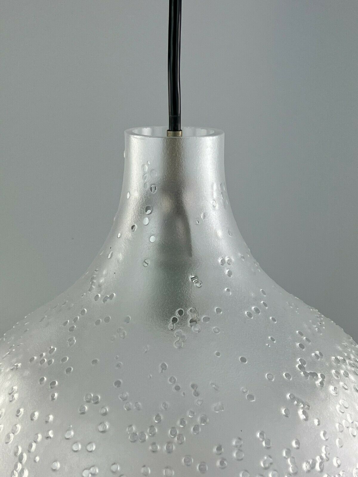 60s 70s Peill & Putzler Hanging Lamp Ceiling Lamp Glass Space Design 60s 70s photo for sale