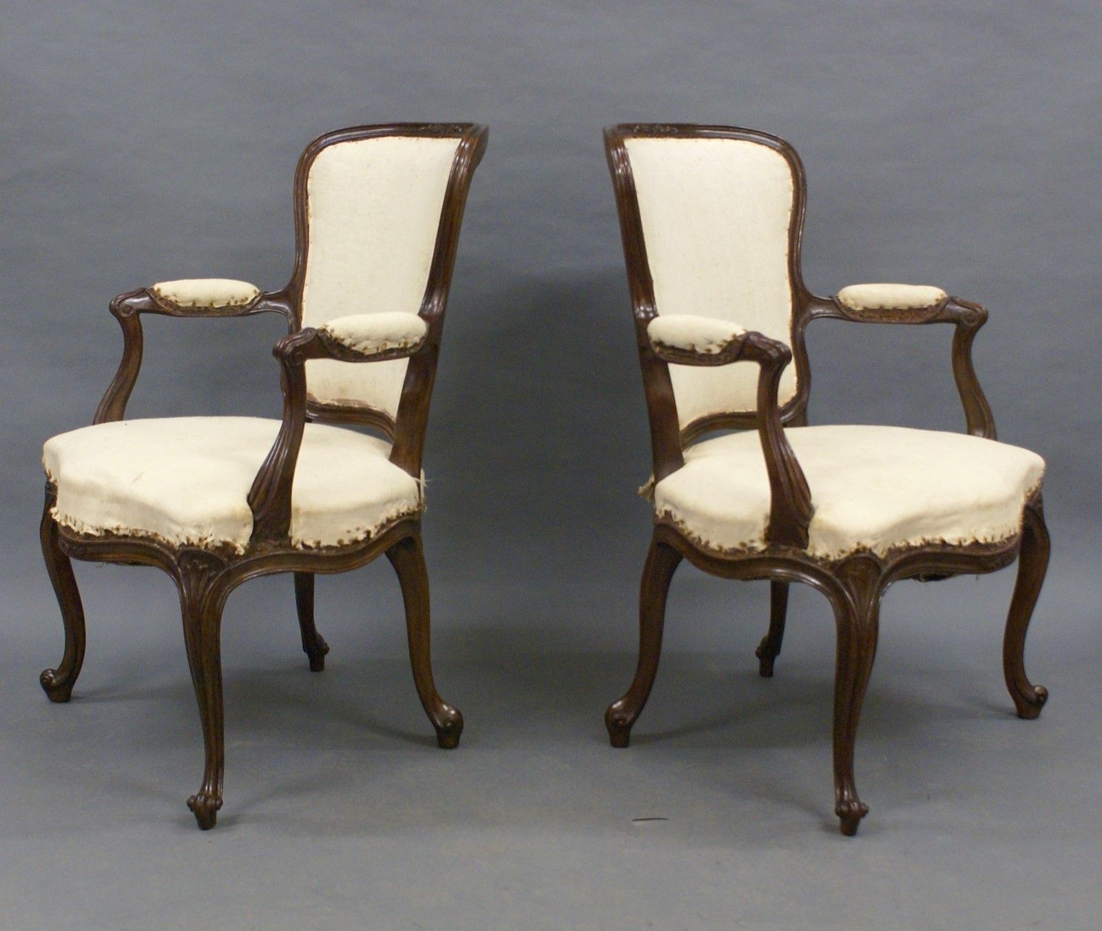 A Pair Of French Hepplewhite Arm Chairs photo furniture
