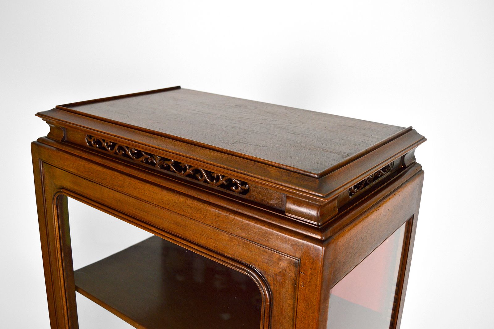 Furniture Japanese Showcase With Inlaid Panels, Attributed To Perret And Vibert, Circa 1880 photo