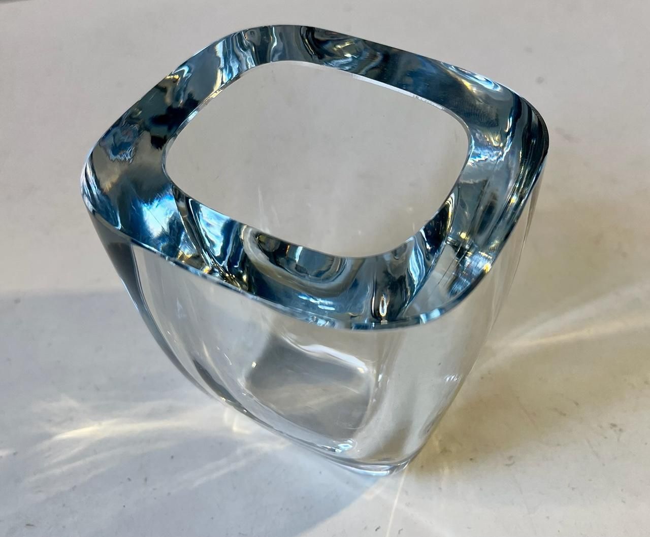 Art Deco Glass Vase By Asta Stromberg For Strombergshyttan, 1930s photo furniture