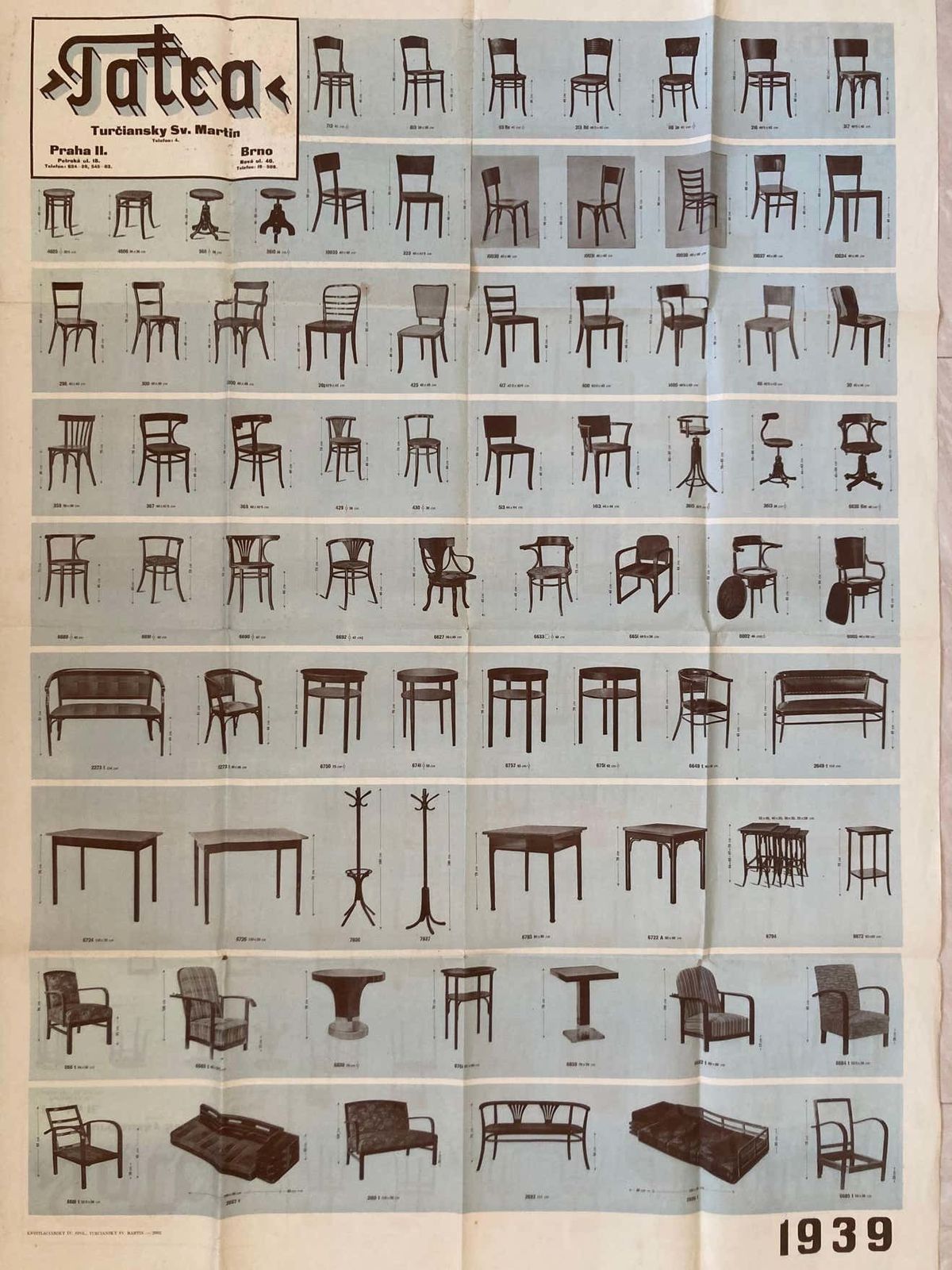 Xxl Old Art Deco Tatra Furniture Poster   1920s / Czechoslovakia photo furniture