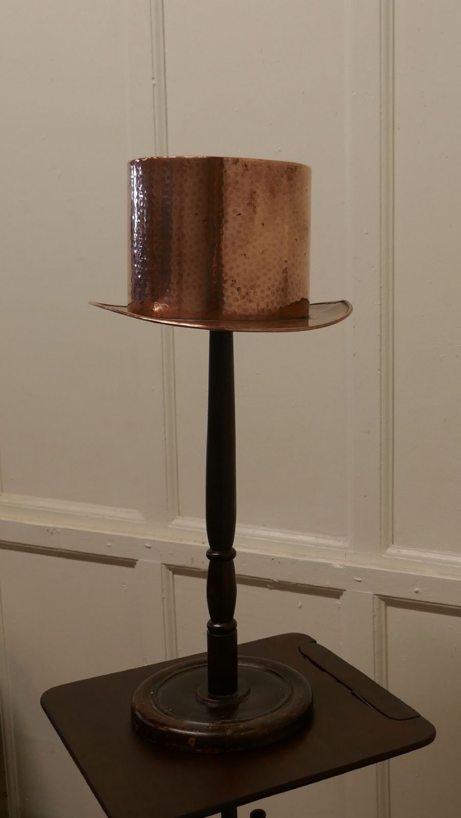 Arts And Crafts Copper Milliners Trade Sign. Copper Top Hat photo 2700.0