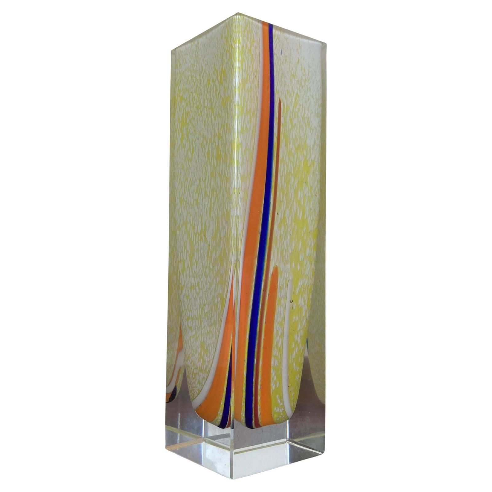 Art Glass Vase By Murano   1970's