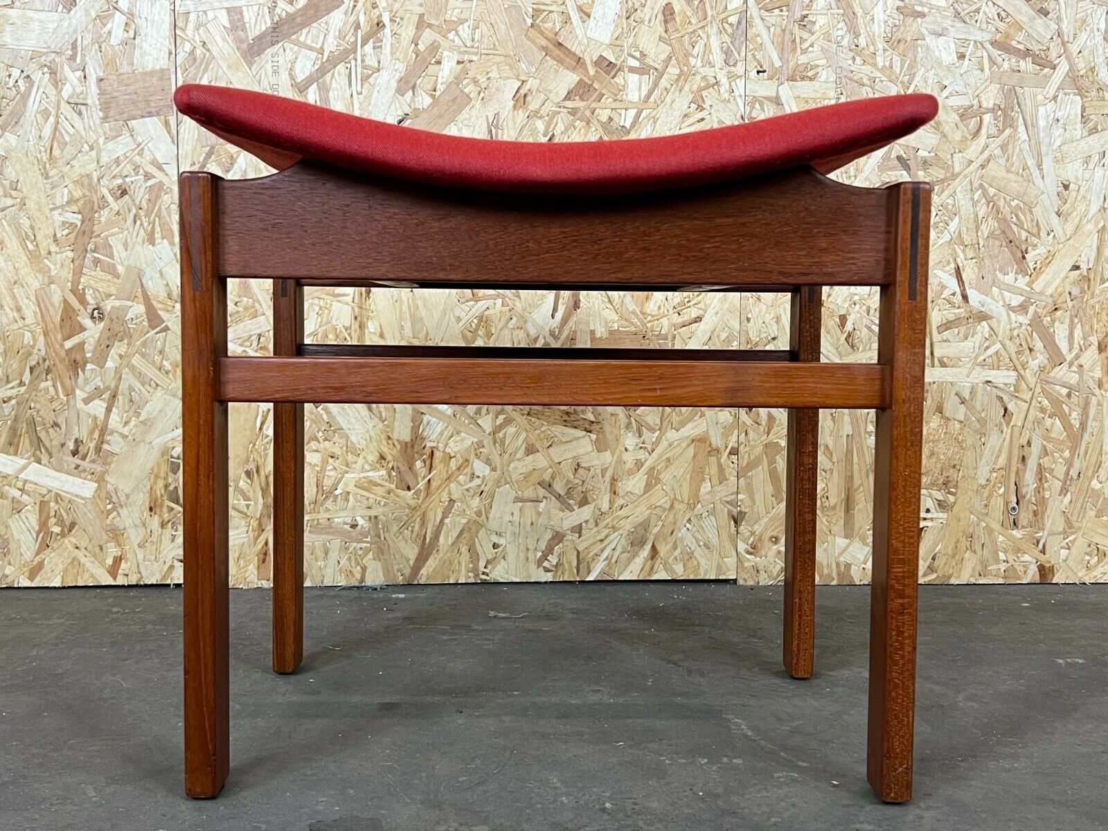 60s 70s Stool Ottoman Teak Inger Klingenberg For France & Daverkosen photo vintage
