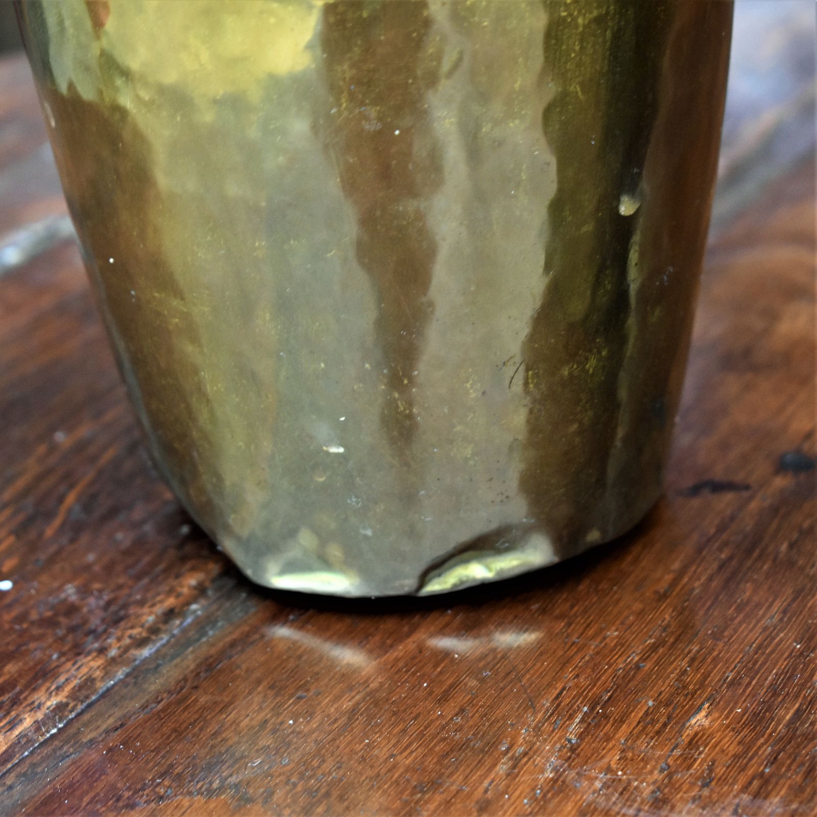photo for sale Antique Rare Wmf Brass Repoussé Embossed Jugendstil Art Nouveau Vases Large Pair