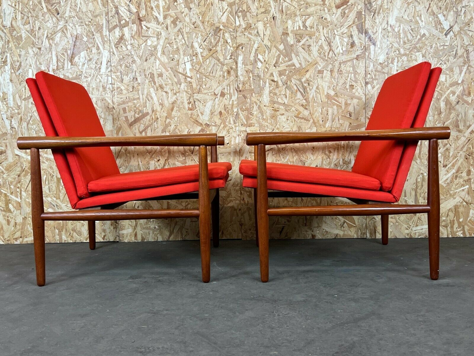 2x 60s 70s Teak Easy Chair Kai Lyngfeld Larsen Søborg Møbler Danish 60s photo buy