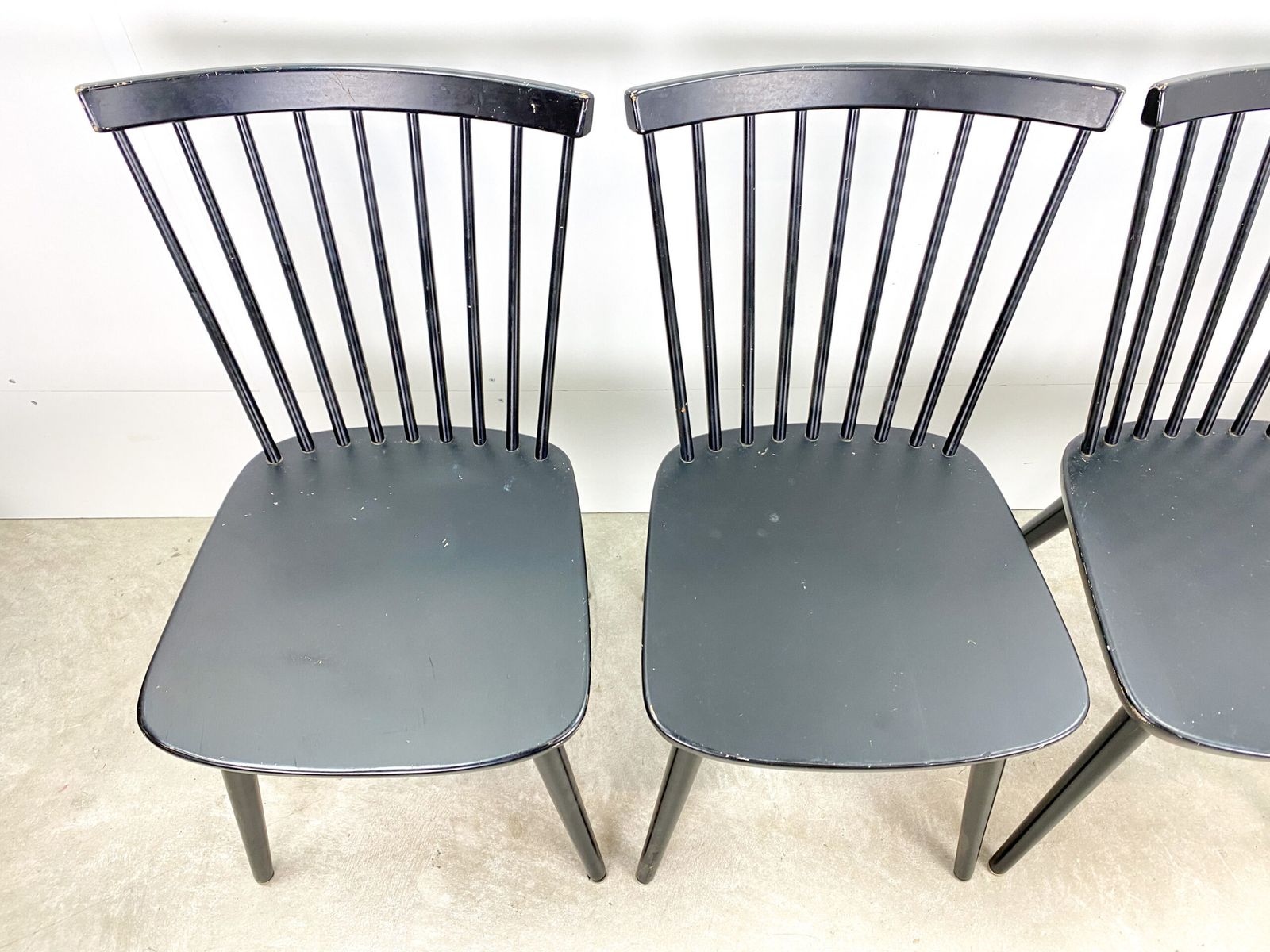 Black Bar Chairs Set photo furniture