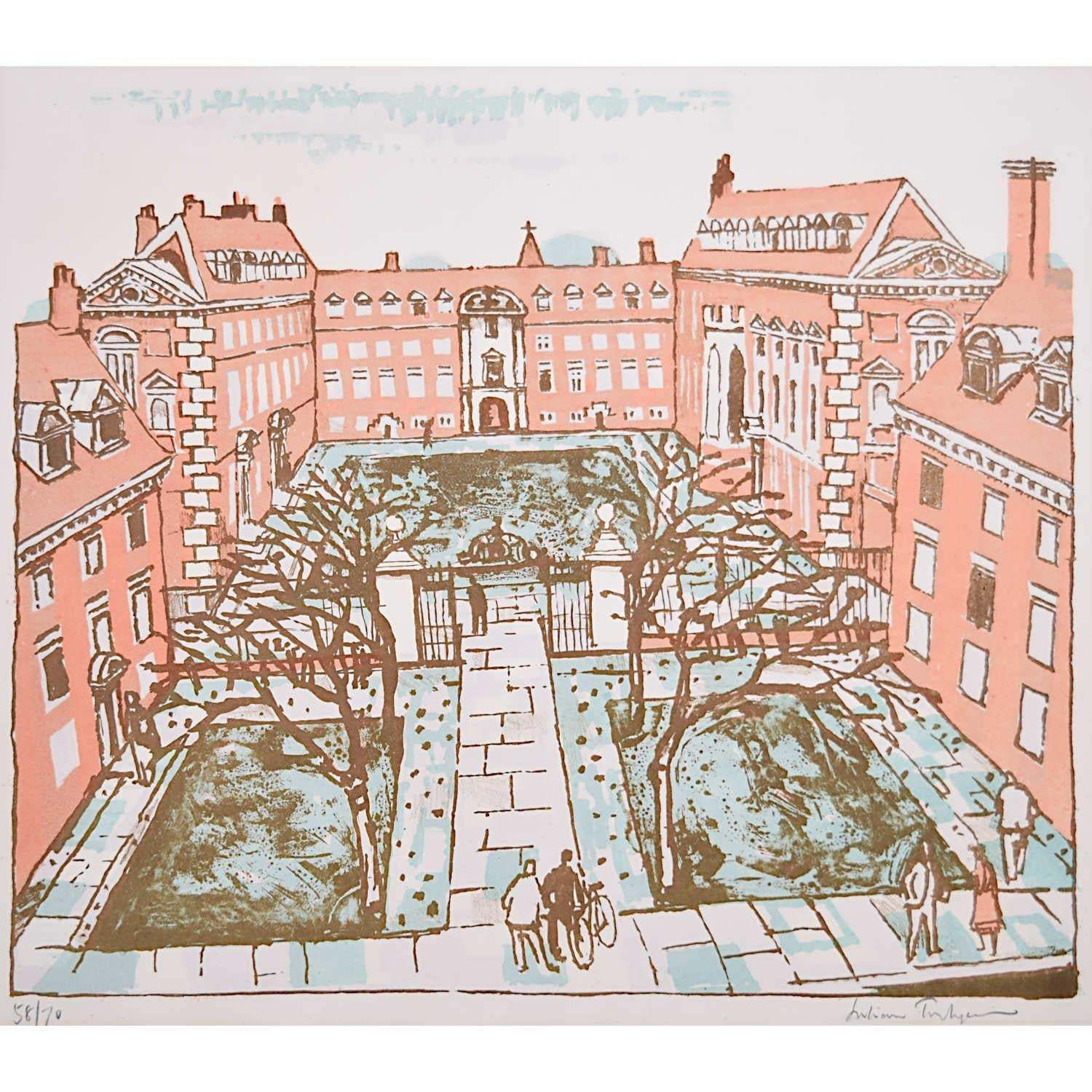 Julian Trevelyan Julian Trevelyan: St Catharine's College, Cambridge University Lithograph
