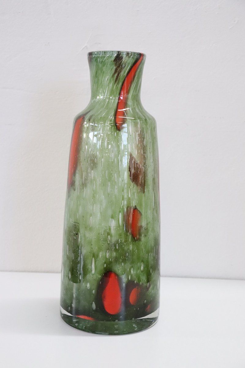 Large Italian Murano Glass Vase 1960s photo Home Decor
