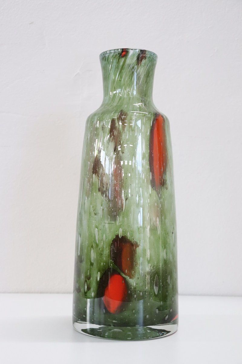 photo vinterior Large Italian Murano Glass Vase 1960s