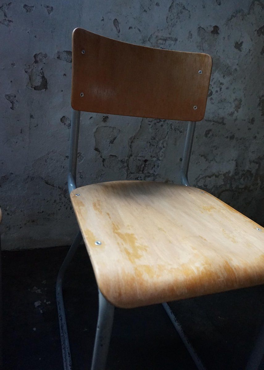 Industrial Chairs By Willem Hendrik Gispen For Gispen, 1950s, Set Of 2 photo vintage