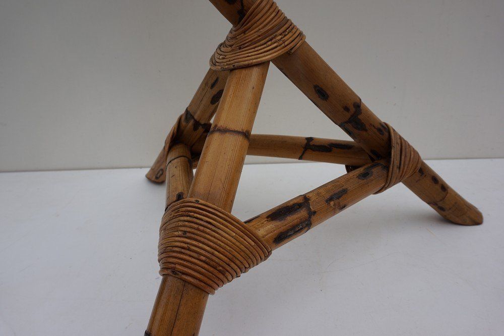 Bamboo Plant Stand From Rohe Noordwolde, 1960s photo for sale