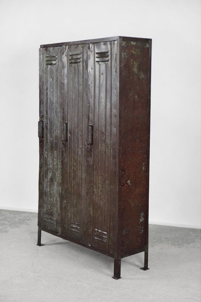 Vintage Industrial Metal Factory Cabinet, 1950s photo buy