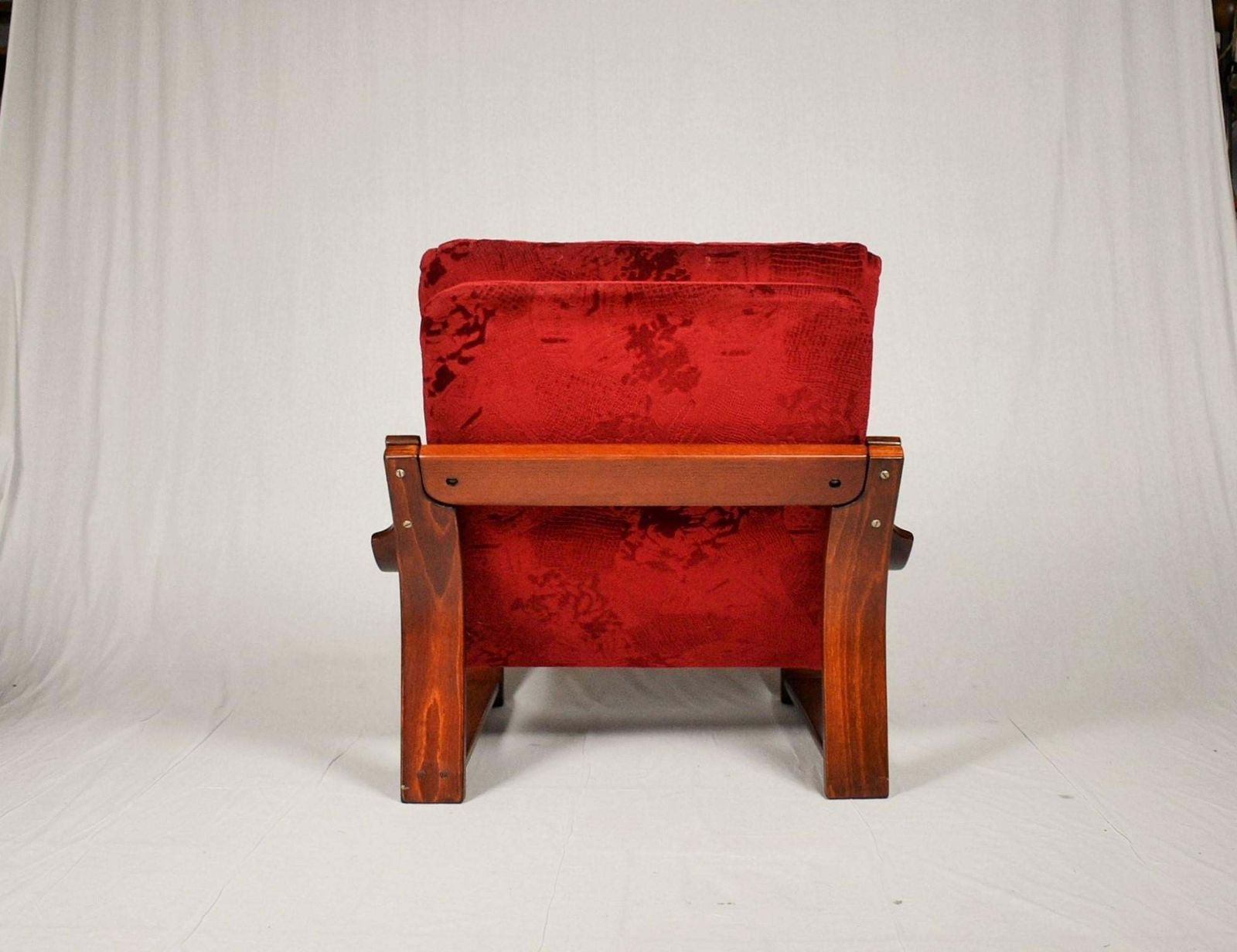 Scandinavian Set Of Armchair And Tabouret 1960s photo vintage