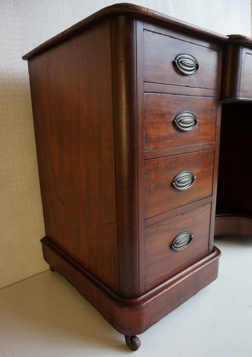 Antique Mahogany Desk Or Dressing Table photo vinterior